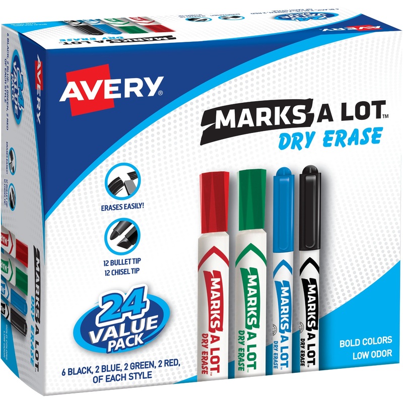 Avery Desk & Pen-Style Dry Erase Markers – AVE29870