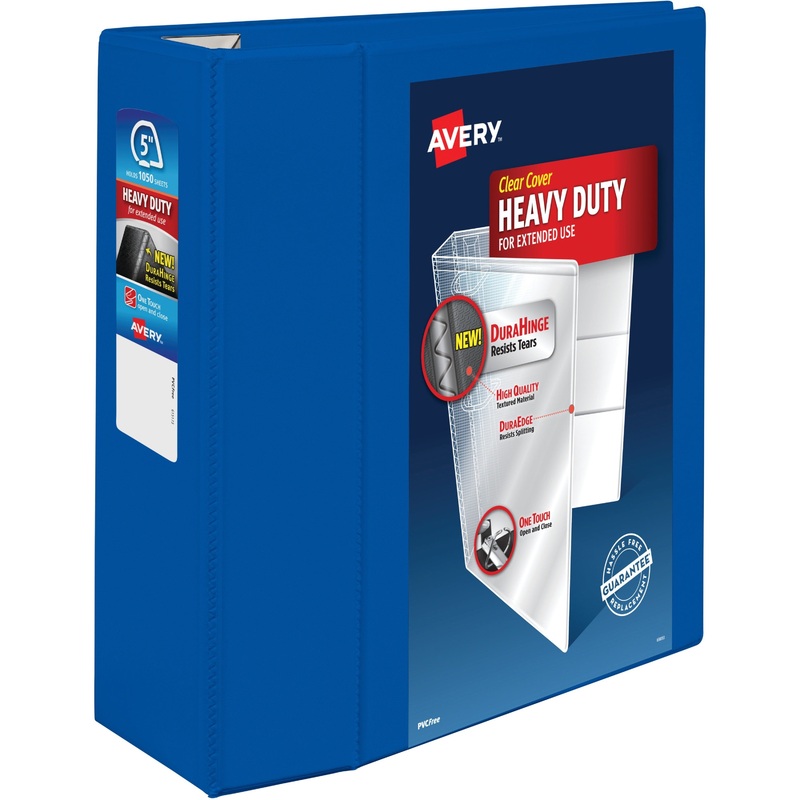 Avery Heavy-Duty View Pacific Blue 5 Binder (79817) – AVE79817