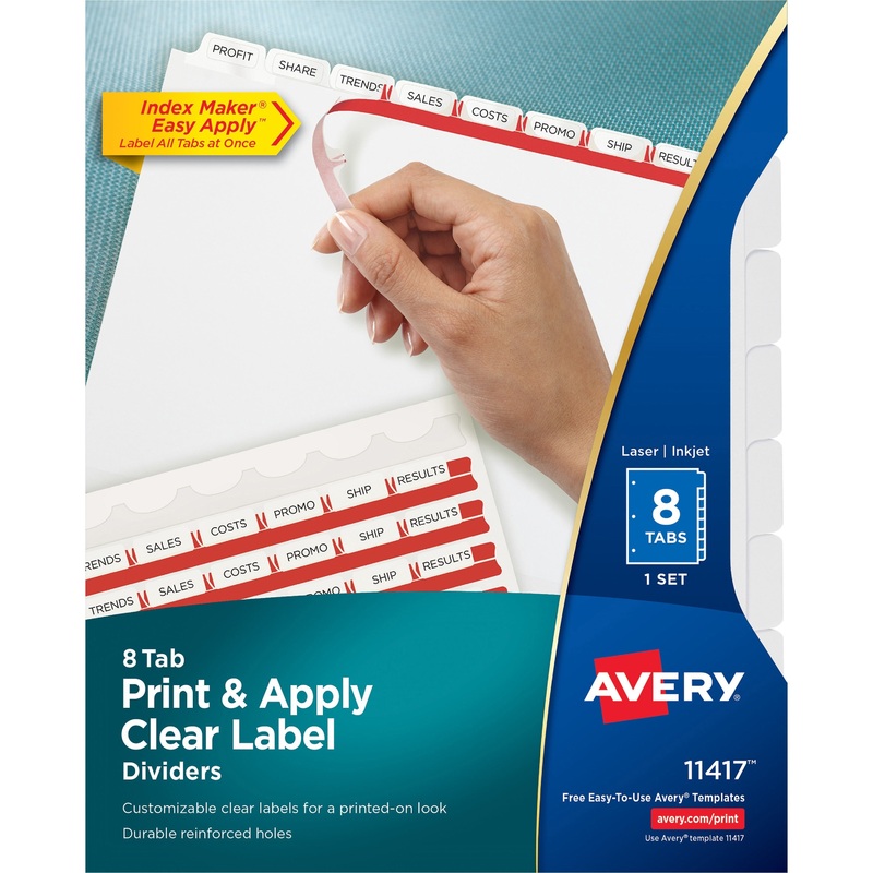 Avery Index Maker Index Divider – AVE11417