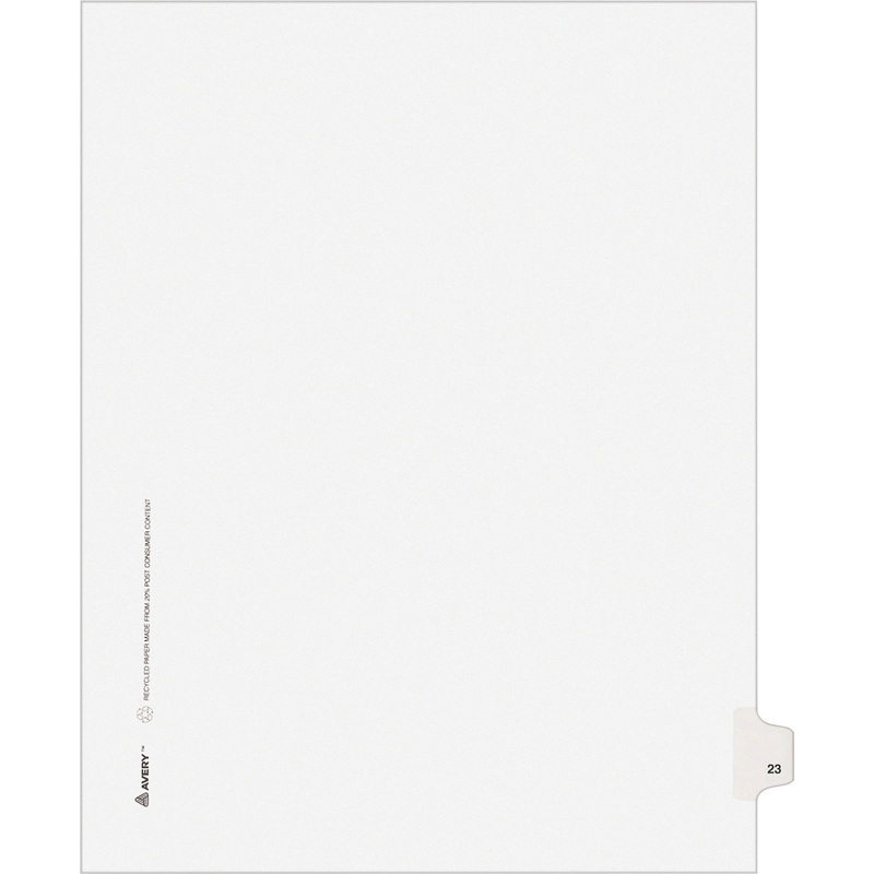 Avery Individual Legal Exhibit Dividers – Avery Style – AVE01023