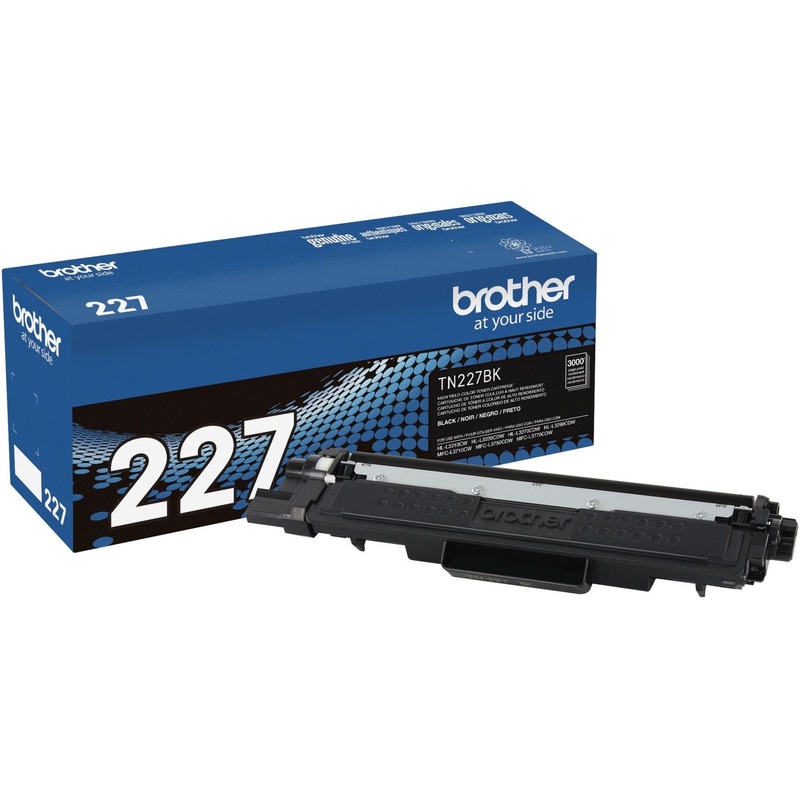 Brother Genuine TN-227BK High Yield Black Toner Cartridge – BRTTN227BK