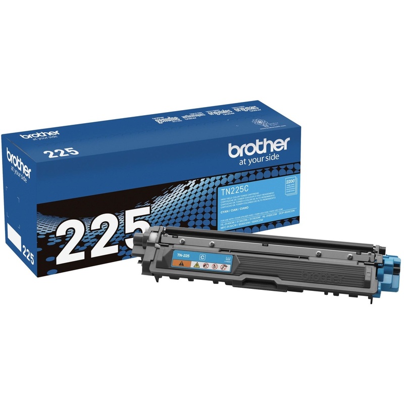 Brother Genuine TN225C High Yield Cyan Toner Cartridge – BRTTN225C