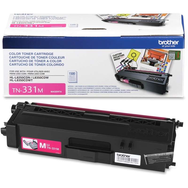 Brother Genuine TN331M Magenta Toner Cartridge – BRTTN331M