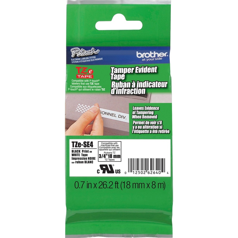 Brother P-touch TZ Laminated Security Tape – BRTTZESE4