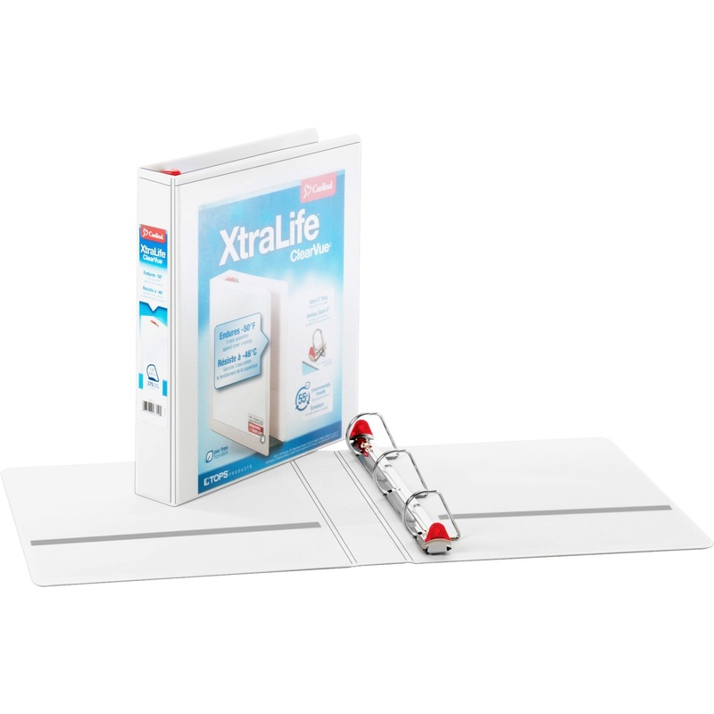 Cardinal Xtralife ClearVue Locking Slant-D Binders – CRD26310