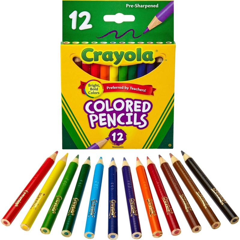 Crayola 12 Color Colored Pencils – CYO684112