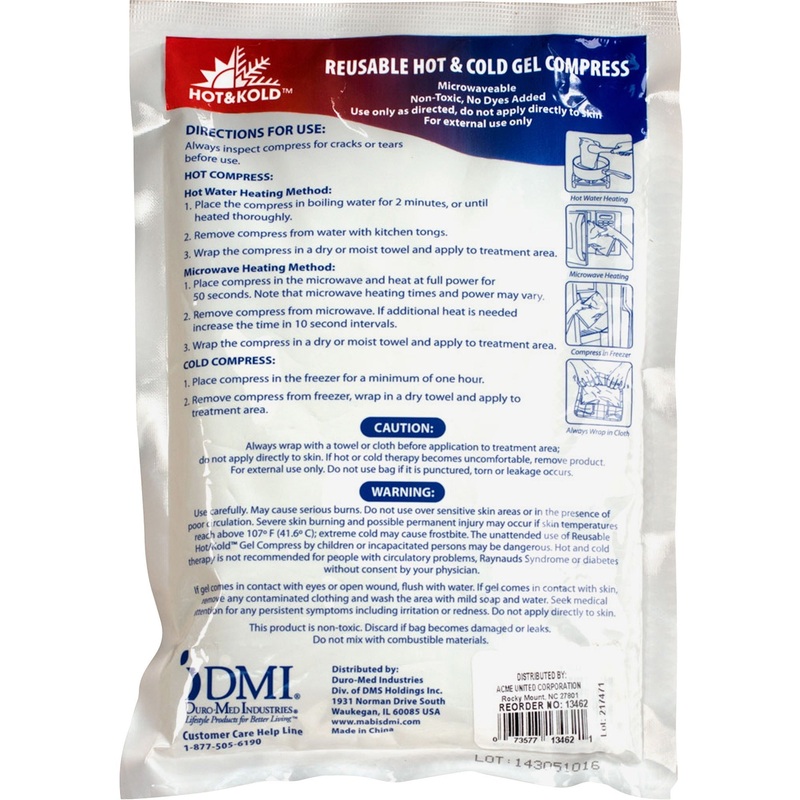 First Aid Only Reusable Hot/Cold Gel Pack – FAO13462