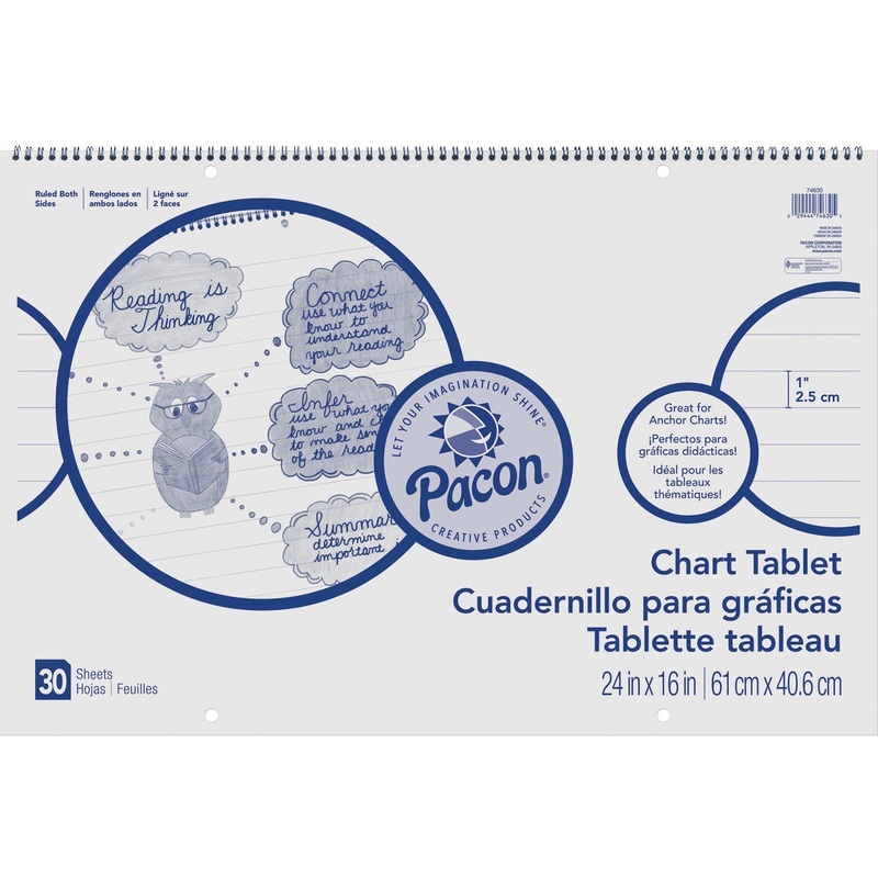 Pacon Ruled Chart Tablet – PAC74630