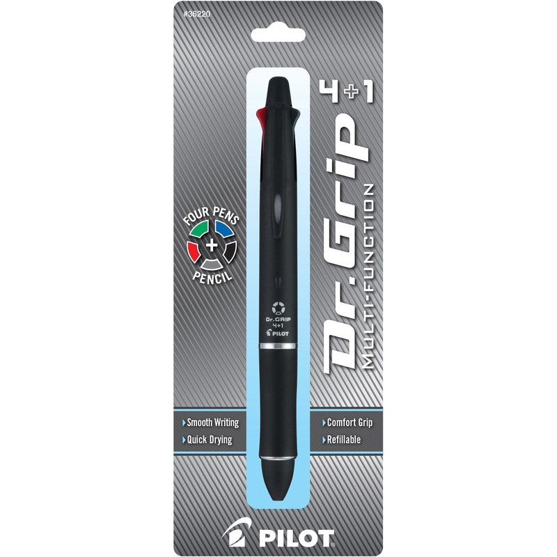 Pilot Dr. Grip Multi 4Plus1 Retractable Pen/Pencil – PIL36220