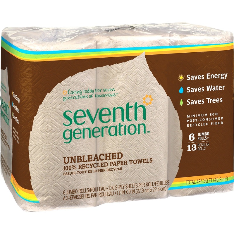 Seventh Generation 100% Recycled Paper Towels – SEV13737