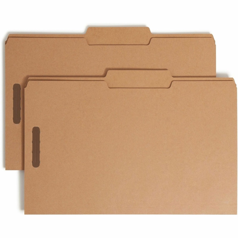 Smead 2/5 Tab Cut Legal Recycled Fastener Folder – SMD19882