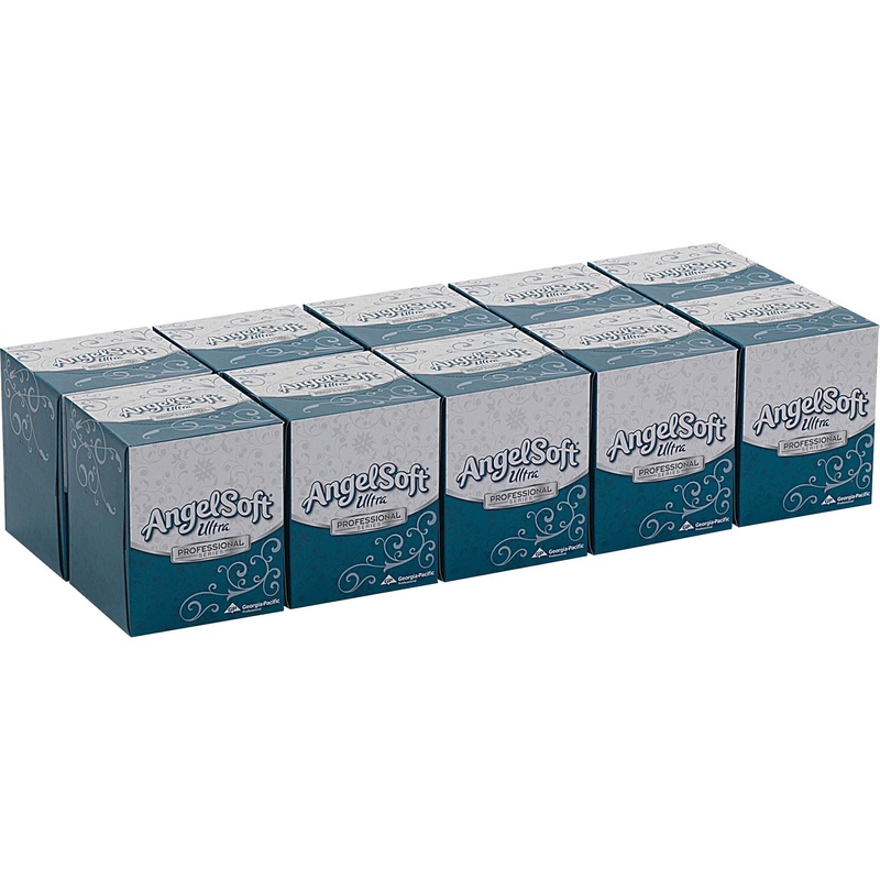 Angel Soft Ultra Professional Series Cube Box Facial Tissue – GPC4636014
