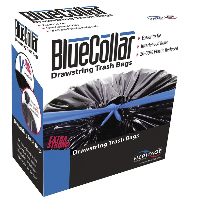 BlueCollar 30-gallon Drawstring Trash Bags – HERN6034YKRC1