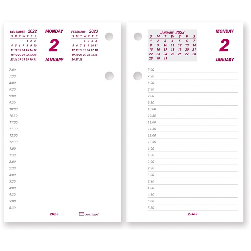 Brownline Daily Calendar Pad Refill – REDC2R