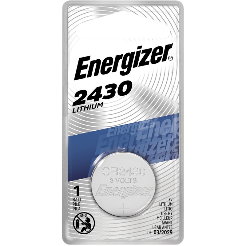 Energizer 2430 Lithium Coin Battery, 1 Pack – EVEECR2430BP