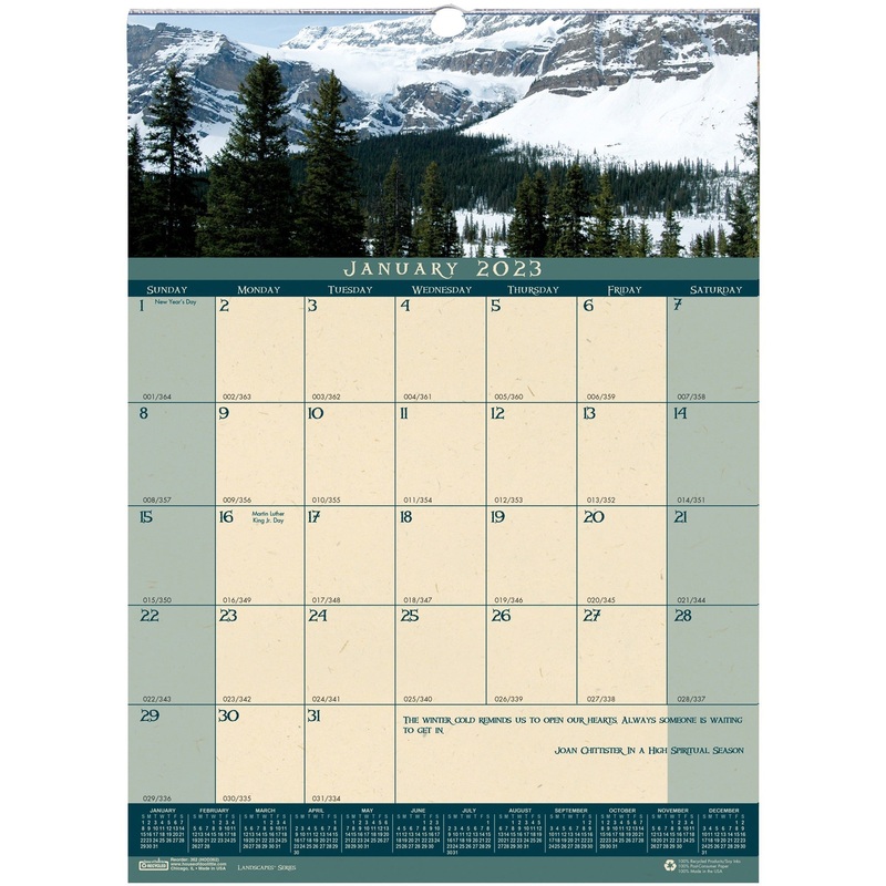 House of Doolittle Landscapes Nature Photo Wall Calendars – HOD362