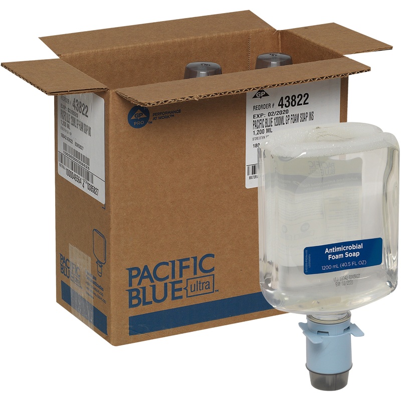 Pacific Blue Ultra Antimicrobial Foam Soap Automated Touchless Dispenser Refills – GPC43822