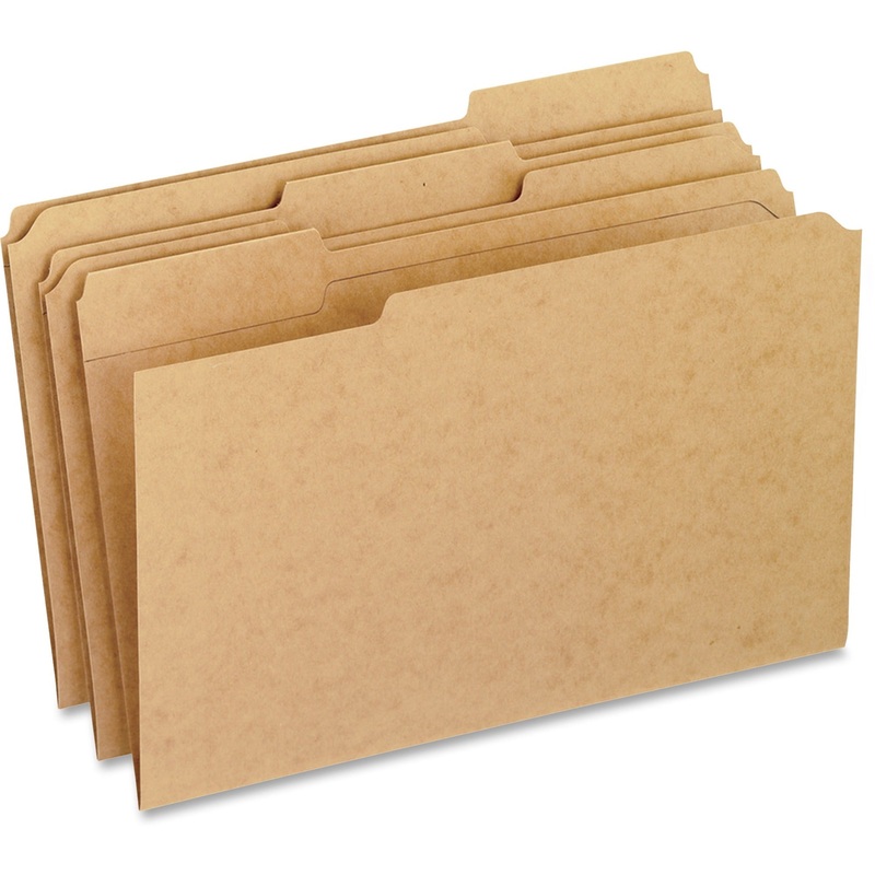 Pendaflex 1/3 Tab Cut Legal Recycled Top Tab File Folder – PFXRK15313