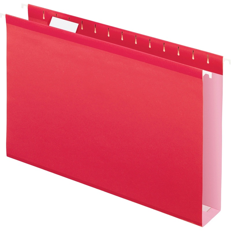 Pendaflex 1/5 Tab Cut Legal Recycled Hanging Folder – PFX4153X2RED
