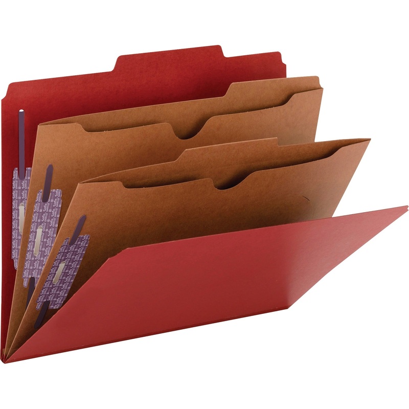 Smead Classification Folders with SafeSHIELD Fasteners – SMD14082