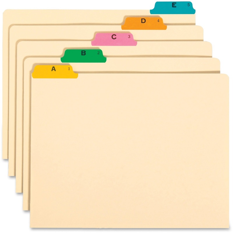 Smead Filing Guides with Alphabetic Indexing – SMD50180