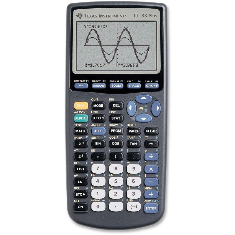 Texas Instruments TI83 Plus Graphing Calculator – TEXTI83PLUS