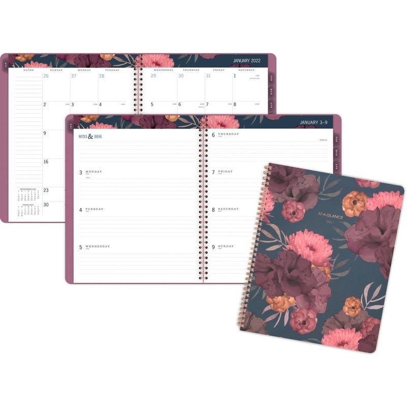 At-A-Glance Dark Romance Weekly/Monthly Planner – AAG5254905