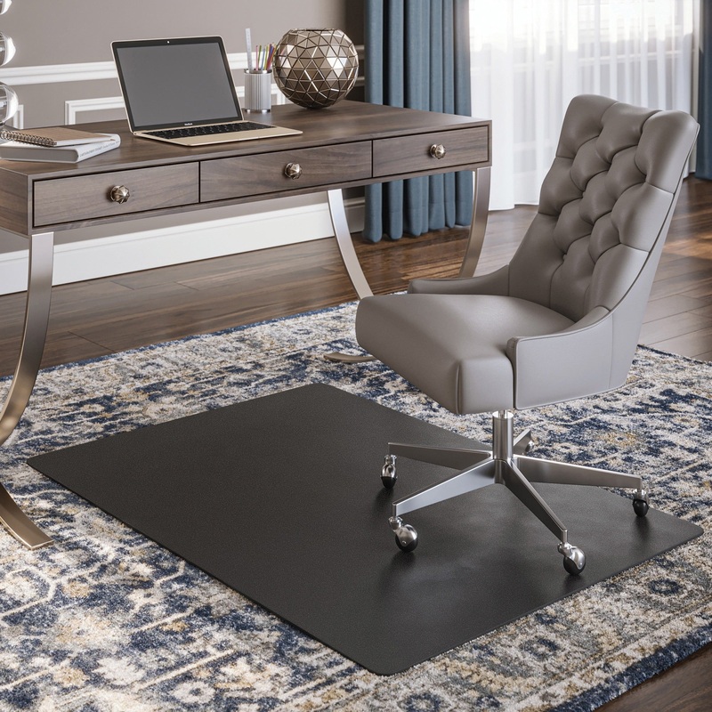 Deflecto Black EconoMat for Carpet – DEFCM11442FBLK