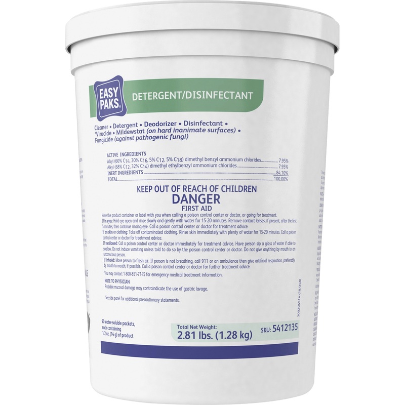 Diversey EasyPaks Detergent/Disinfectant – DVO5412135