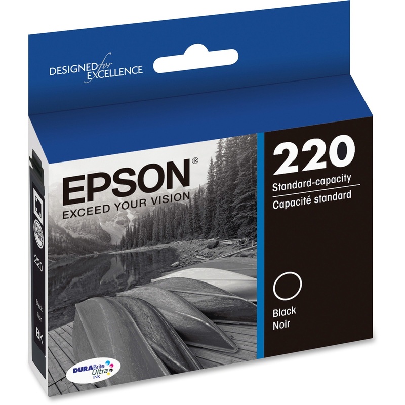 Epson DURABrite Ultra T220120 Original Standard Yield Inkjet Ink Cartridge – Black – 1 Each – EPST220120S