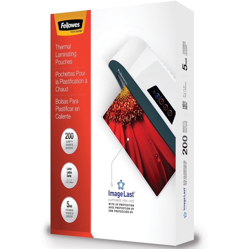 Fellowes ImageLast Jam-Free Thermal Laminating Pouches – FEL5245301