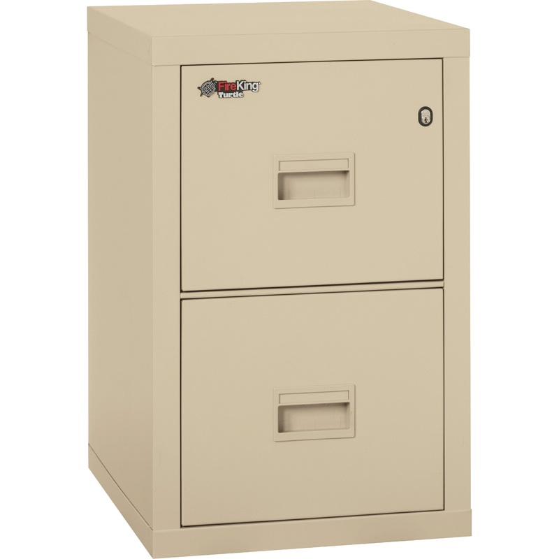 FireKing Insulated Turtle File Cabinet – 2-Drawer – FIR2R1822CPA