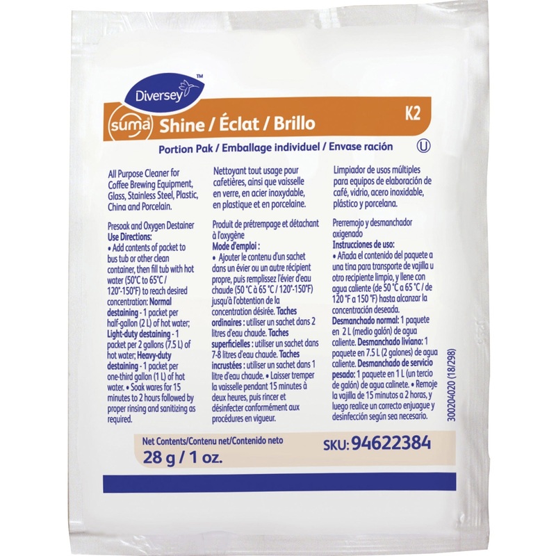 Diversey Suma Shine Portion Pak – DVO94622384