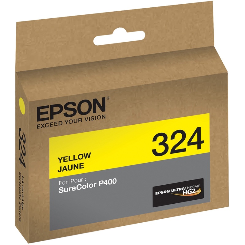 Epson UltraChrome 324 Original Inkjet Ink Cartridge – Yellow – 1 Each – EPST324420
