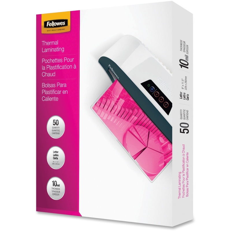 Fellowes Letter-Size Laminating Pouches – FEL52042