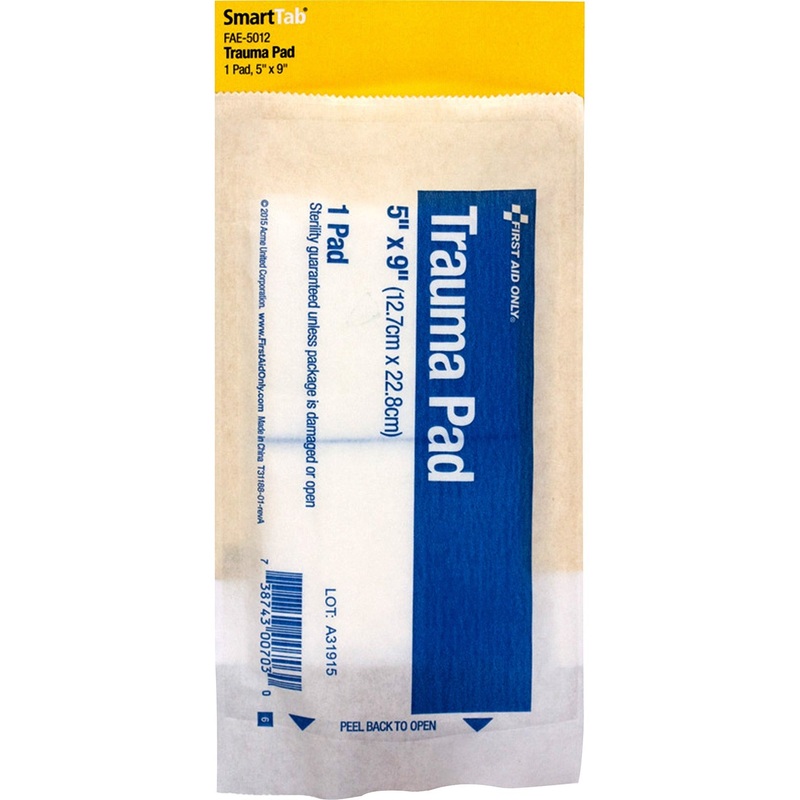 First Aid Only 9 Trauma Pad – FAOFAE5012