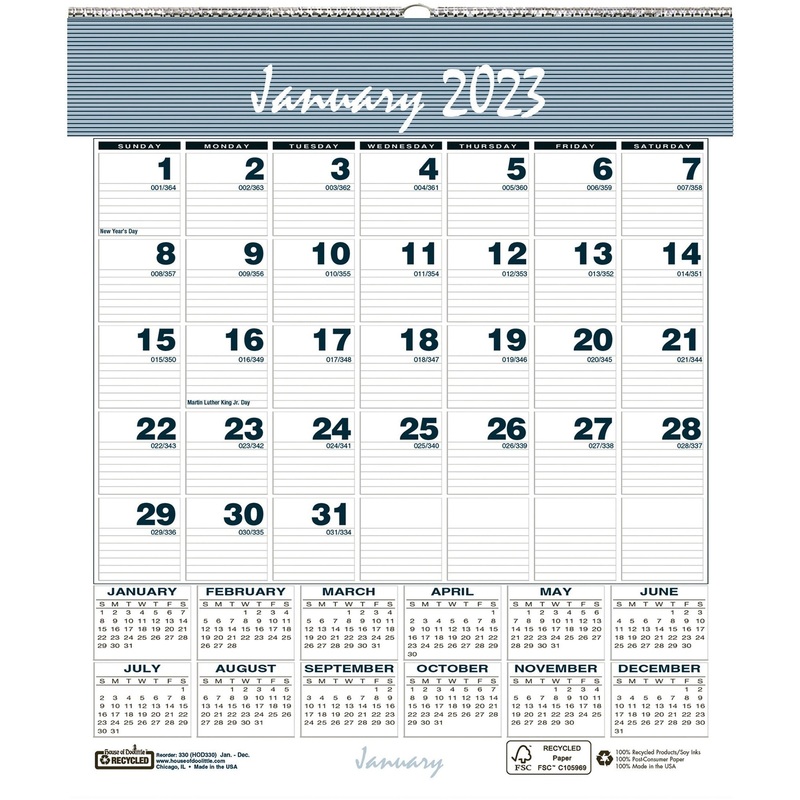 House of Doolittle Bar Harbor Monthly Wall Calendar – HOD330