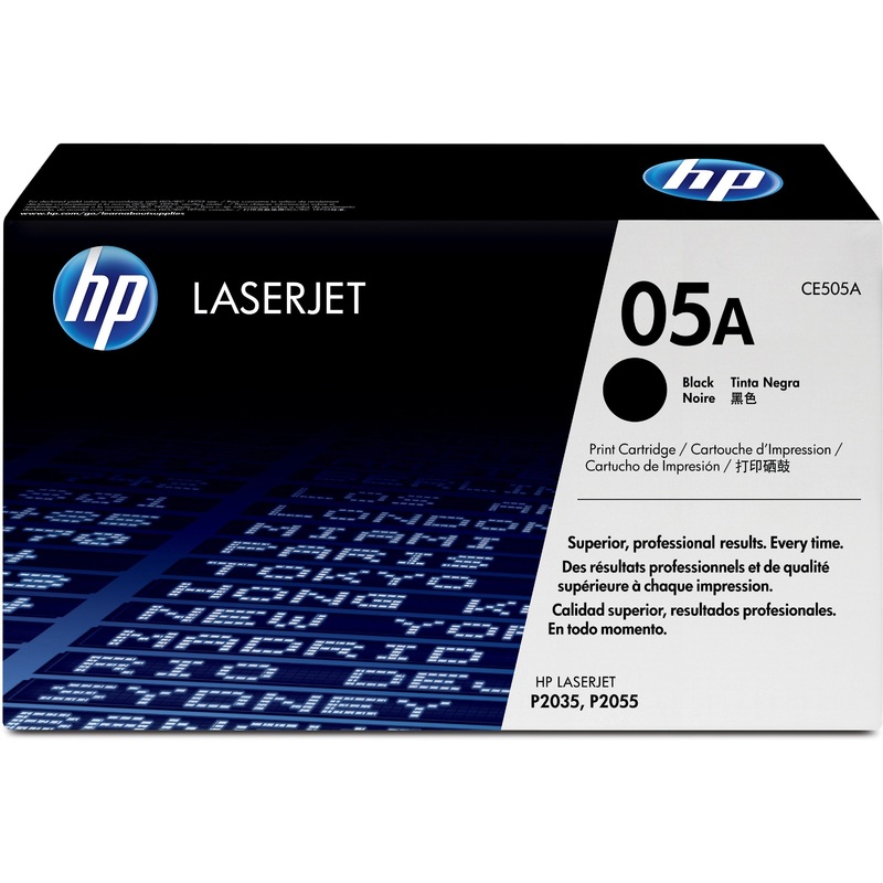 HP 05A Original Laser Toner Cartridge – Black – 1 Pack – HEWCE505A
