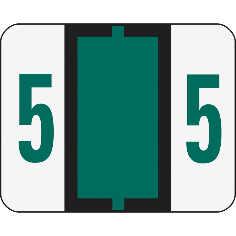 Smead BCCRN Bar-Style Color-Coded Labels – SMD67375