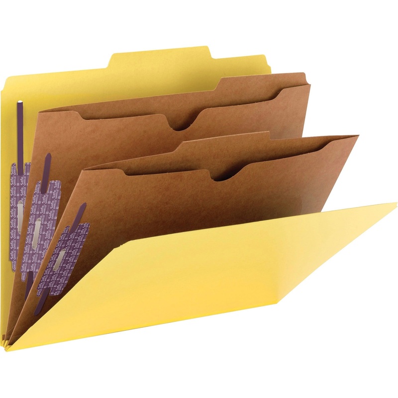 Smead Pocket Divider PressBoard Classification Folders – SMD14084