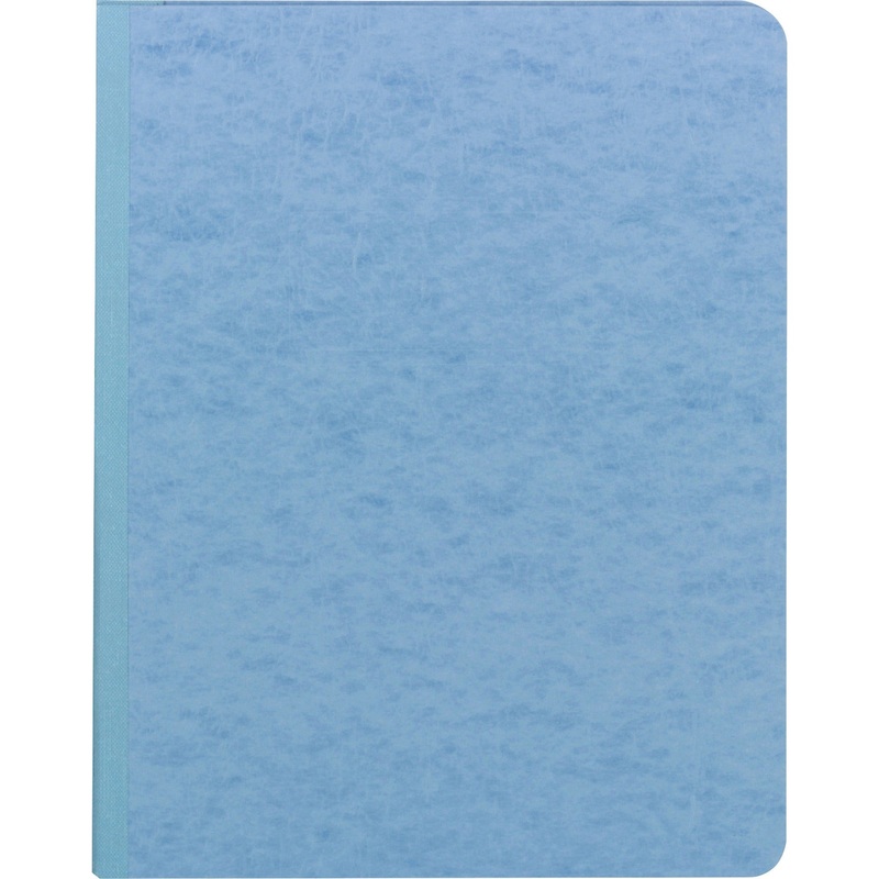 Smead Premium Pressboard Report Cover, Metal Prong with Compressor, Side Fastener, 3 Capacity, Letter Size, Blue, 25 per Box (81052) – SMD81052