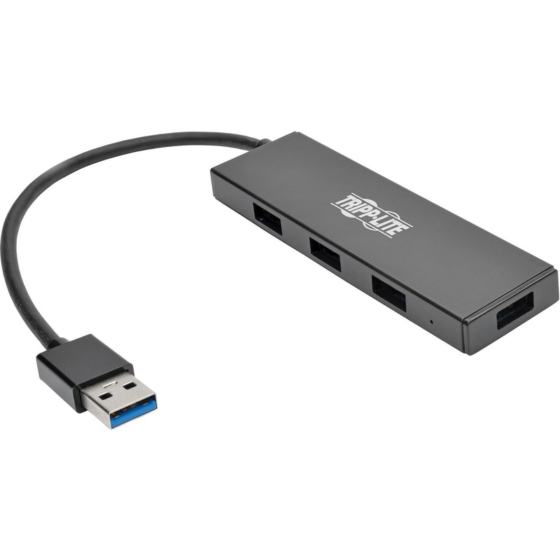 Tripp Lite 4-Port Ultra-Slim Portable USB 3.0 SuperSpeed Hub – TRPU360004SLIM