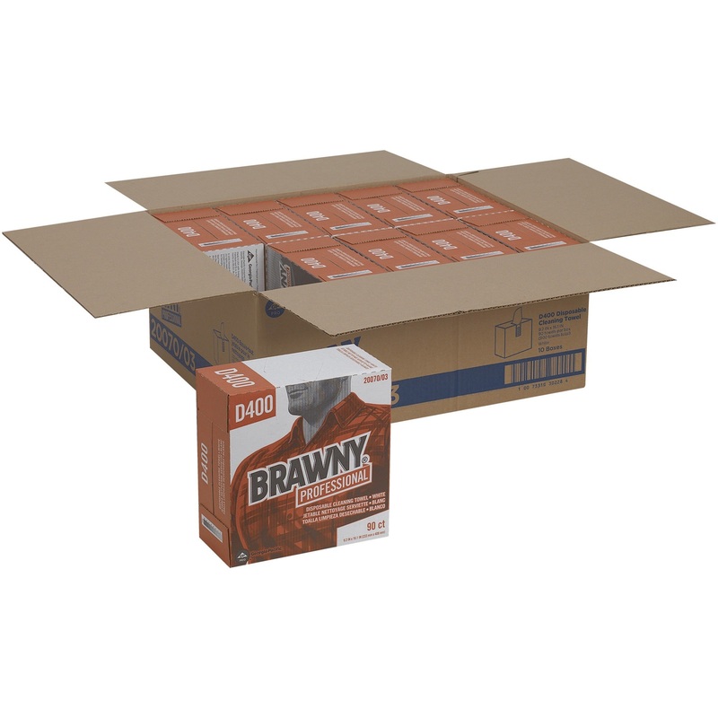 Brawny Professional D400 Disposable Cleaning Towels – GPC2007003CT
