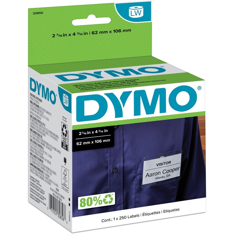 Dymo Non-Adhesive LabelWriter Name Badge Labels – DYM30856