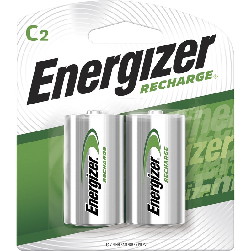 Energizer Recharge Universal Rechargeable C Batteries, 2 Pack – EVENH35BP2