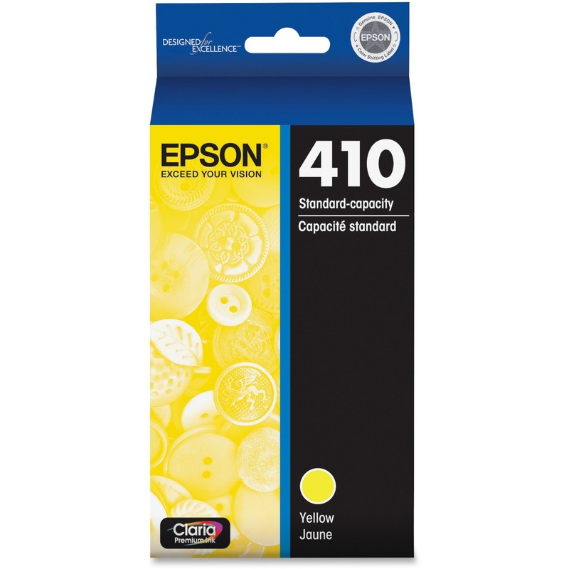 Epson Claria 410 Original Standard Yield Inkjet Ink Cartridge – Yellow – 1 Each – EPST410420S