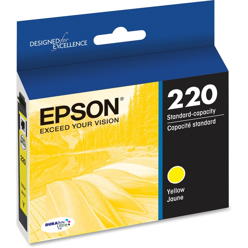 Epson DURABrite Ultra 220 Original Standard Yield Inkjet Ink Cartridge – Yellow – 1 Each – EPST220420S