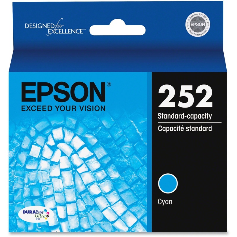 Epson DURABrite Ultra T252220 Original Standard Yield Inkjet Ink Cartridge – Cyan – 1 Each – EPST252220S