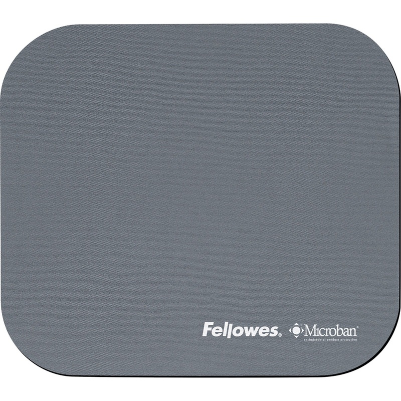 Fellowes Microban Mouse Pad – Graphite – FEL5934001