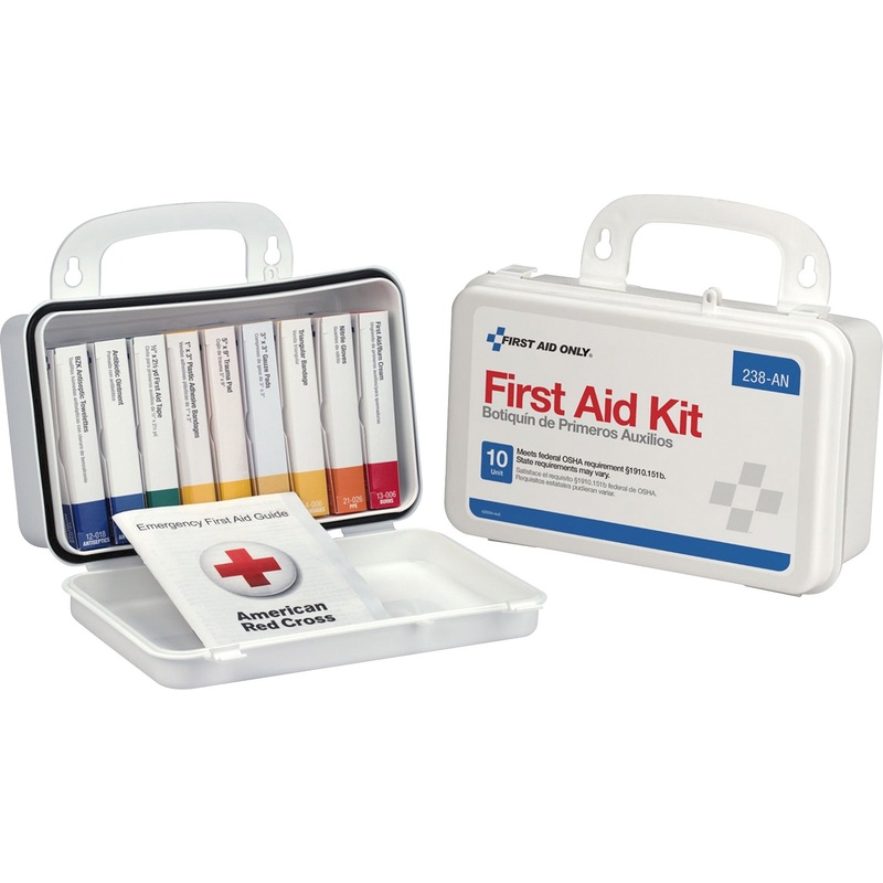 First Aid Only ANSI 10-unit First Aid Kit – FAO238AN